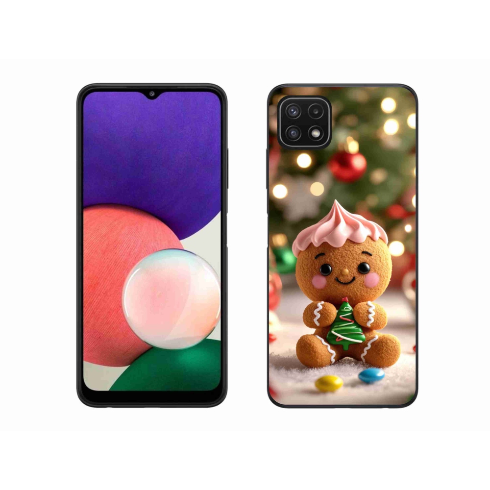 Gélový kryt mmCase na Samsung Galaxy A22 5G - perníček