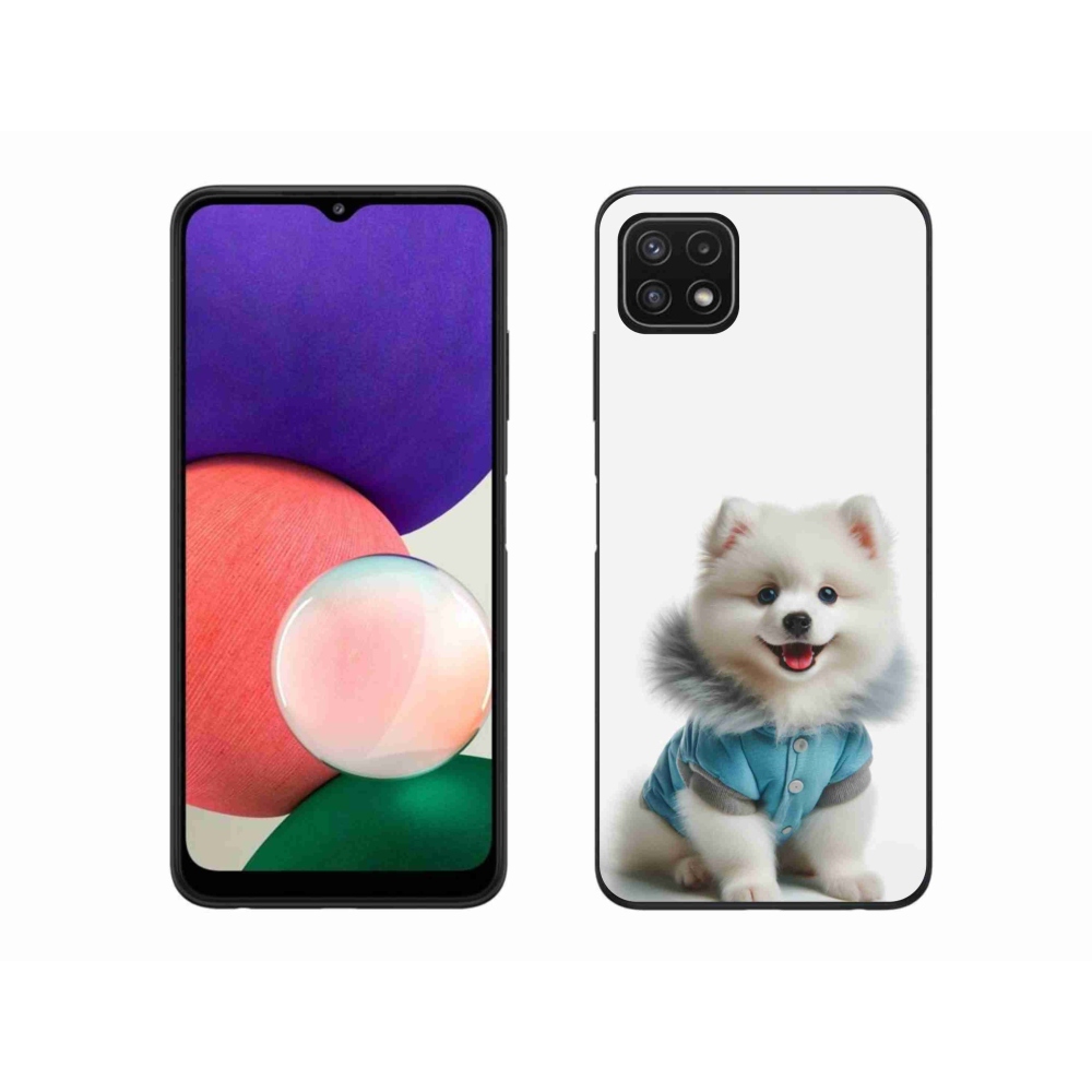 Gélový kryt mmCase na Samsung Galaxy A22 5G - pomeranian