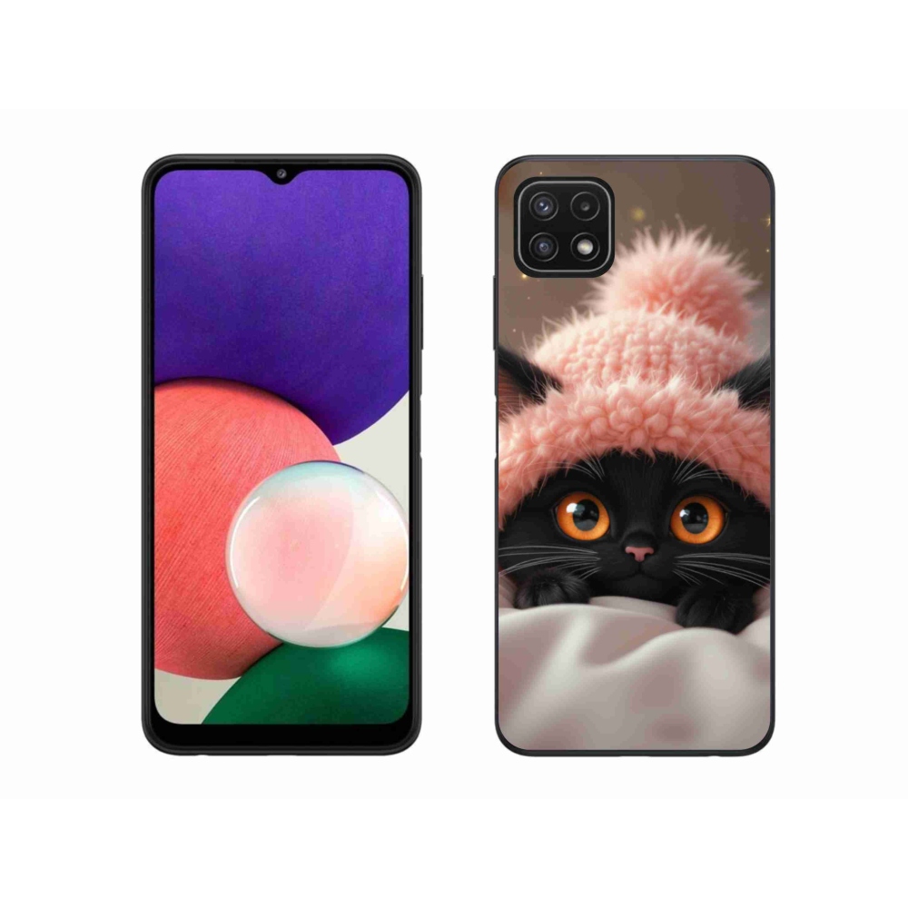 Gélový kryt mmCase na Samsung Galaxy A22 5G - roztomilé mačiatko 7