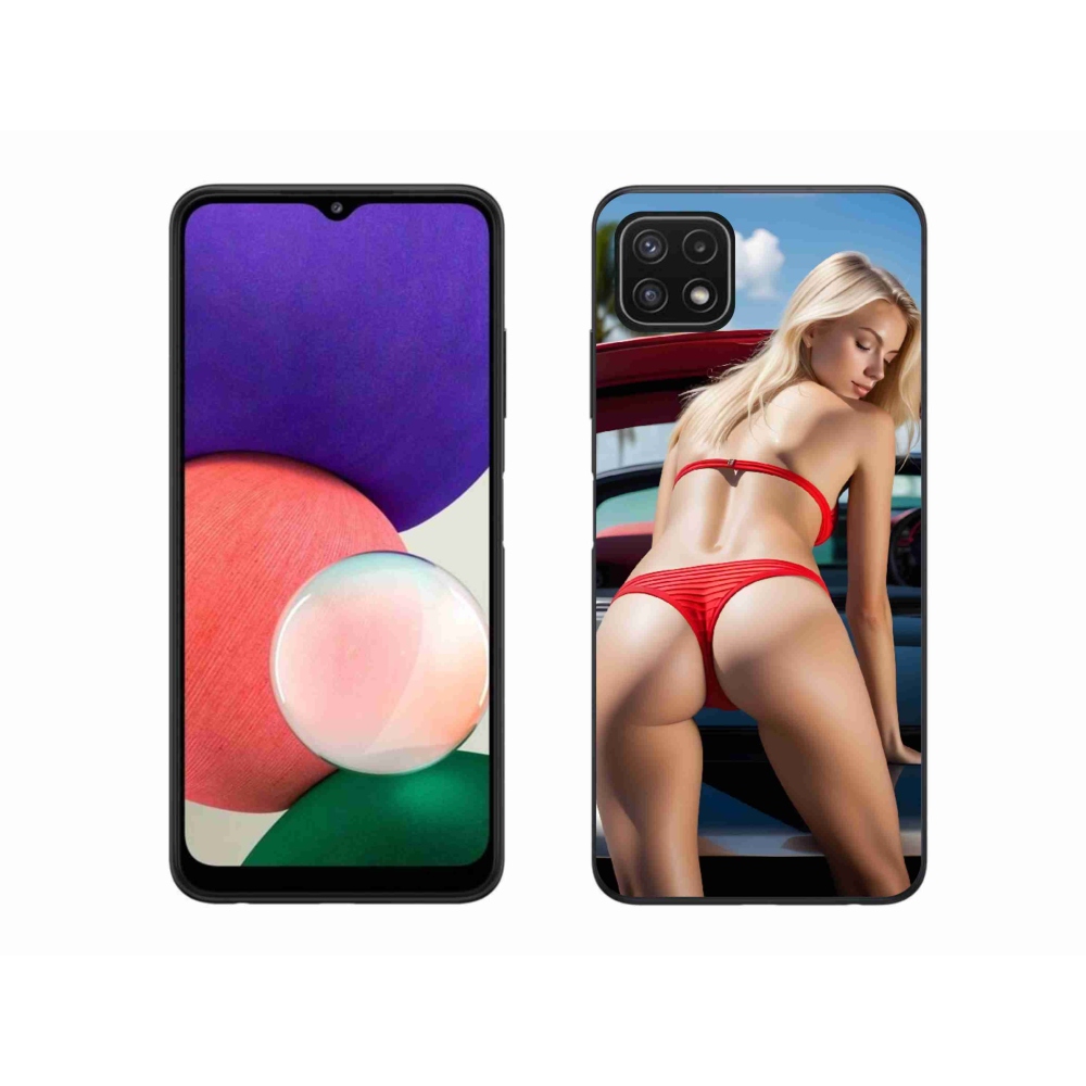 Gélový kryt mmCase Samsung Galaxy A22 5G - sexy žena 2