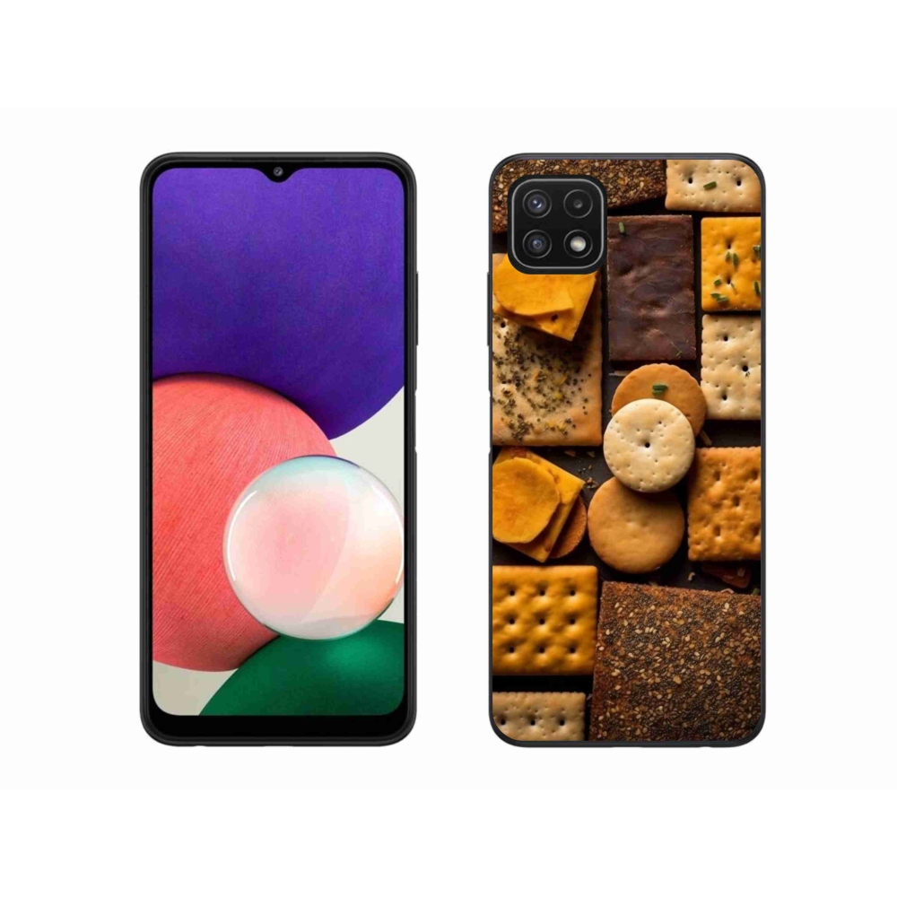 Gélový kryt mmCase na Samsung Galaxy A22 5G - sušienky