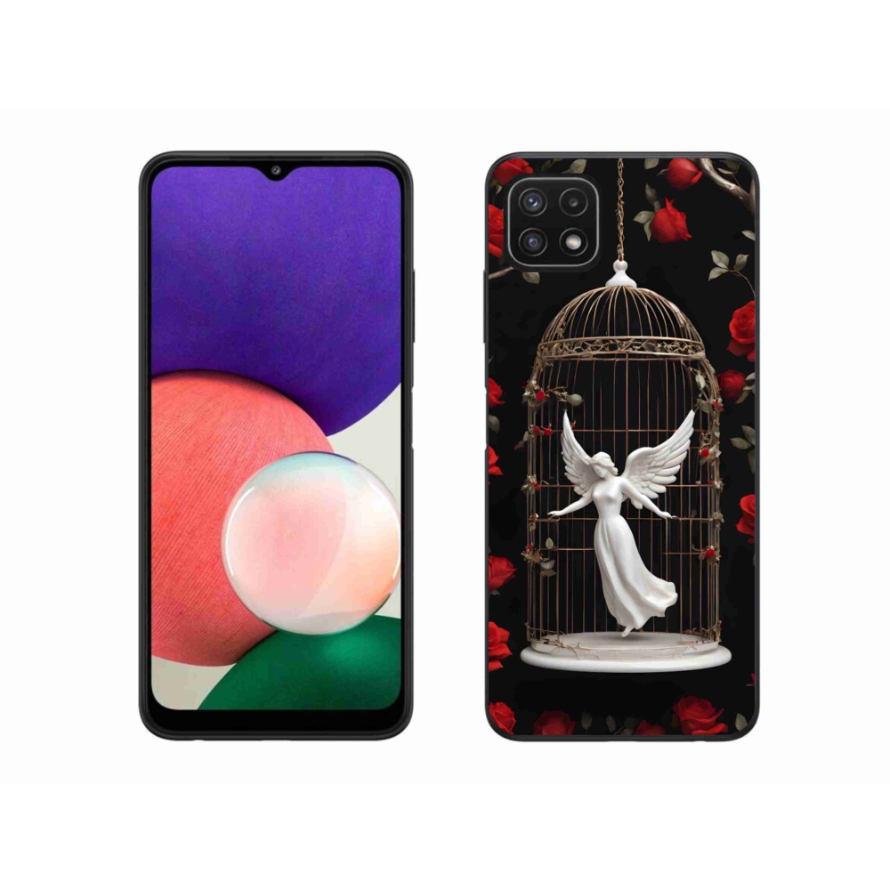 Gélový kryt mmCase na Samsung Galaxy A22 5G - uväznený anjel