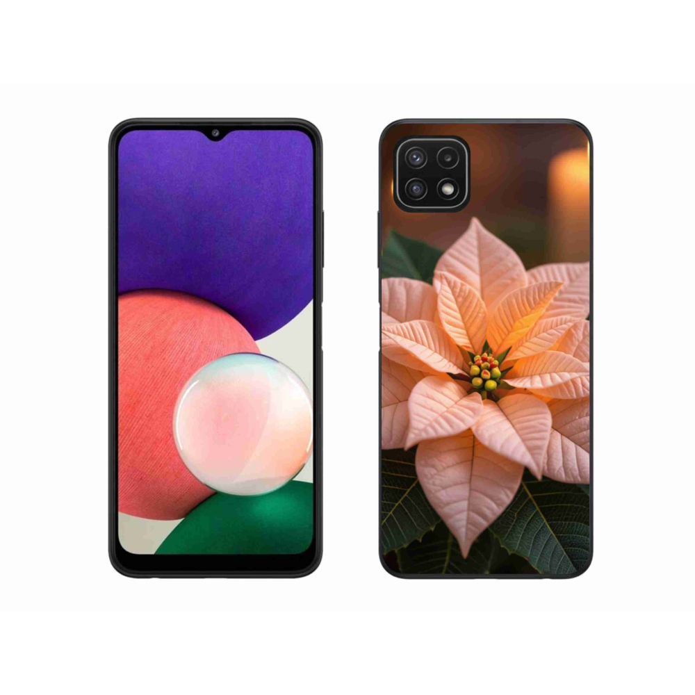 Gélový kryt mmCase na Samsung Galaxy A22 5G - vianočná hviezda