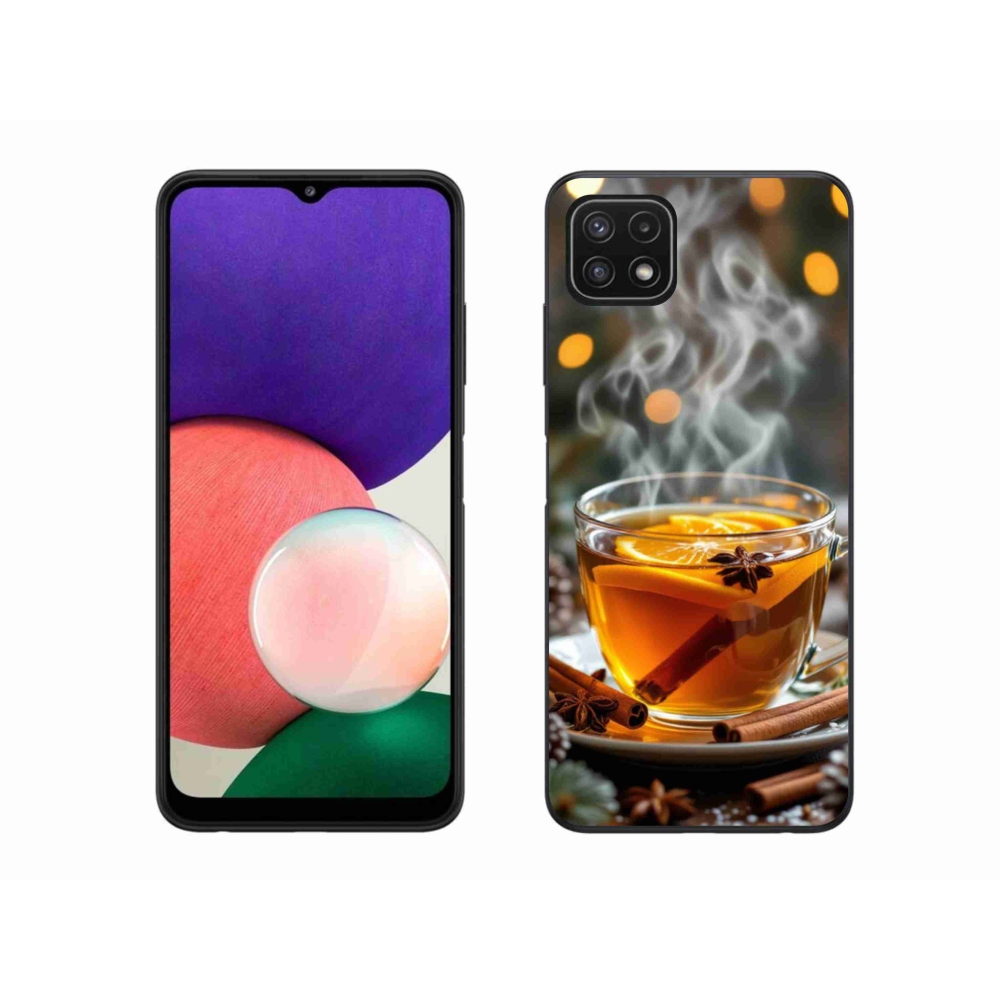 Gélový kryt mmCase na Samsung Galaxy A22 5G - vianočný punč