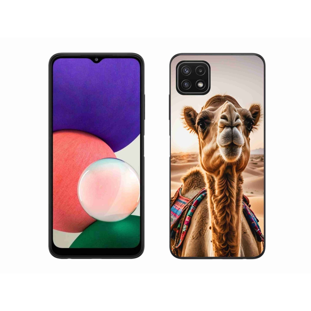 Gélový kryt mmCase na Samsung Galaxy A22 5G - ťava