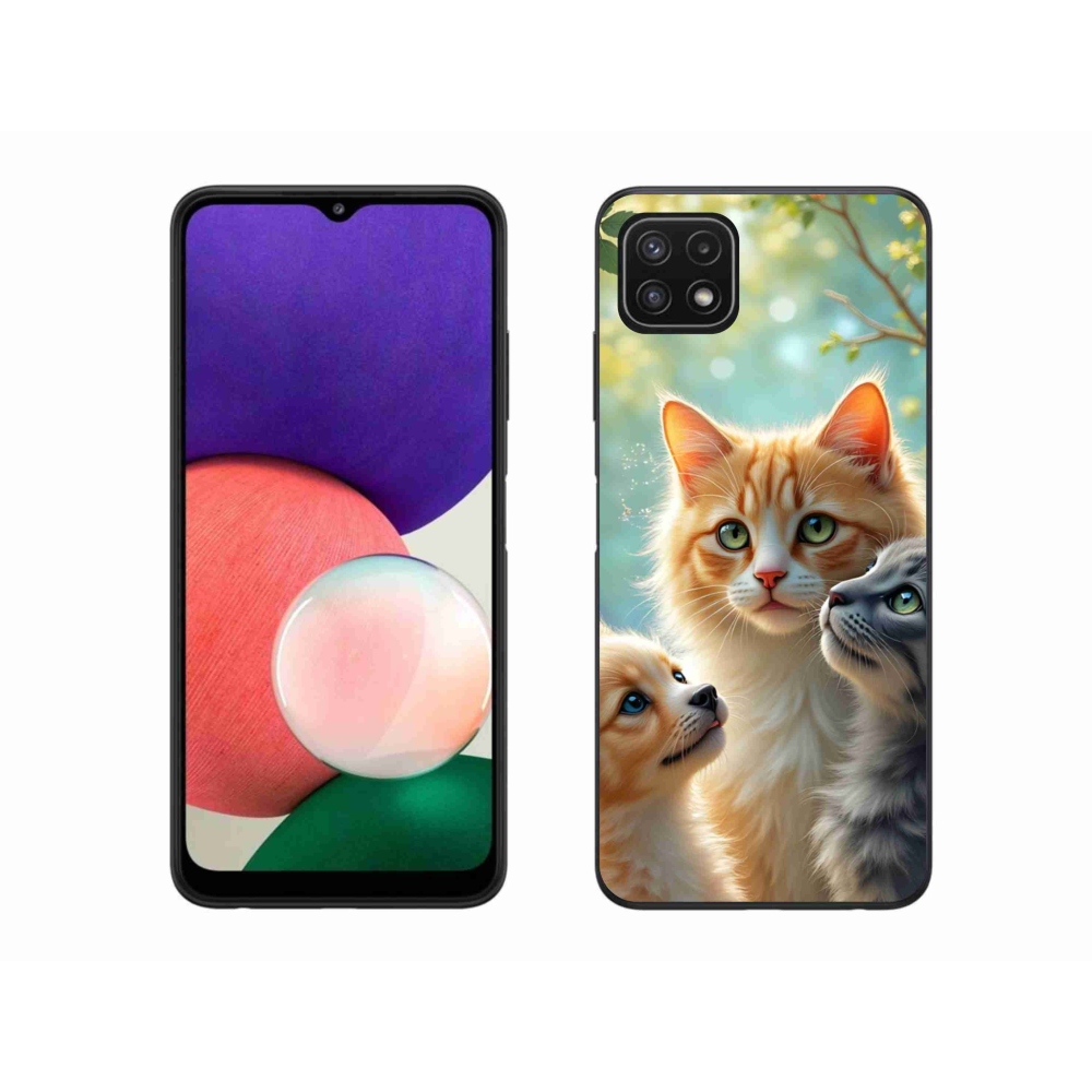 Gélový kryt mmCase na Samsung Galaxy A22 5G - zvieracie priateľstvo 2