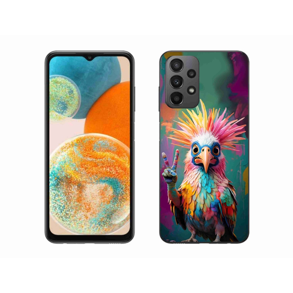 Gélový kryt mmCase na Samsung Galaxy A23 4G/5G - farebný rebel