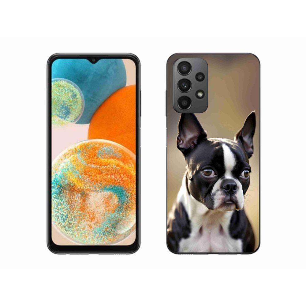 Gélový kryt mmCase na Samsung Galaxy A23 4G/5G - bostonský teriér