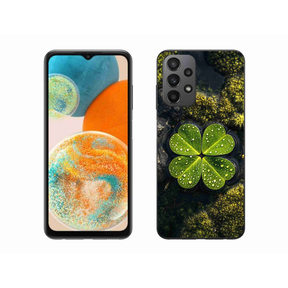 Gélový kryt mmCase na Samsung Galaxy A23 4G/5G - štvorlístok