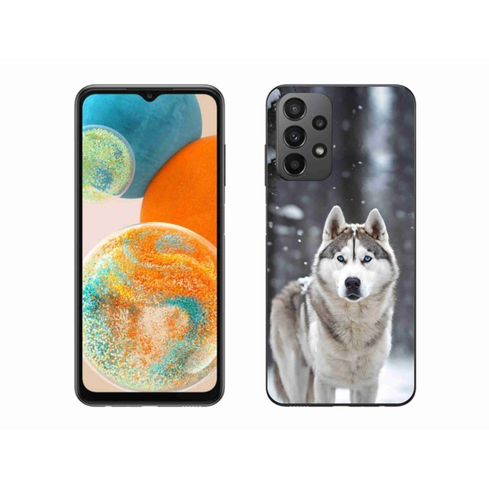 Gélový kryt mmCase na Samsung Galaxy A23 4G/5G - husky 2