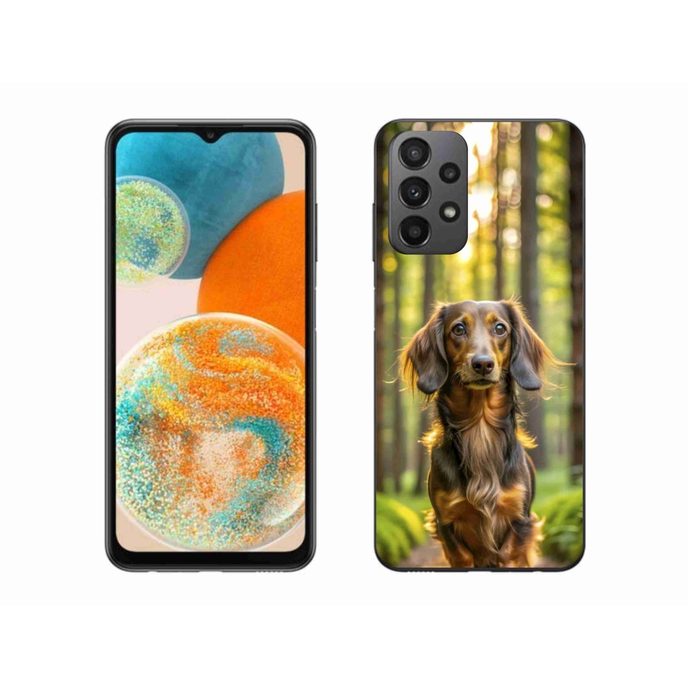 Gélový kryt mmCase na Samsung Galaxy A23 4G/5G - jazvečík 4