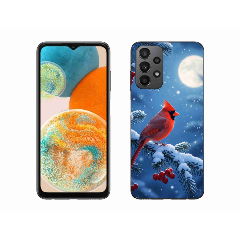 Gélový kryt mmCase na Samsung Galaxy A23 4G/5G - kardinál červený