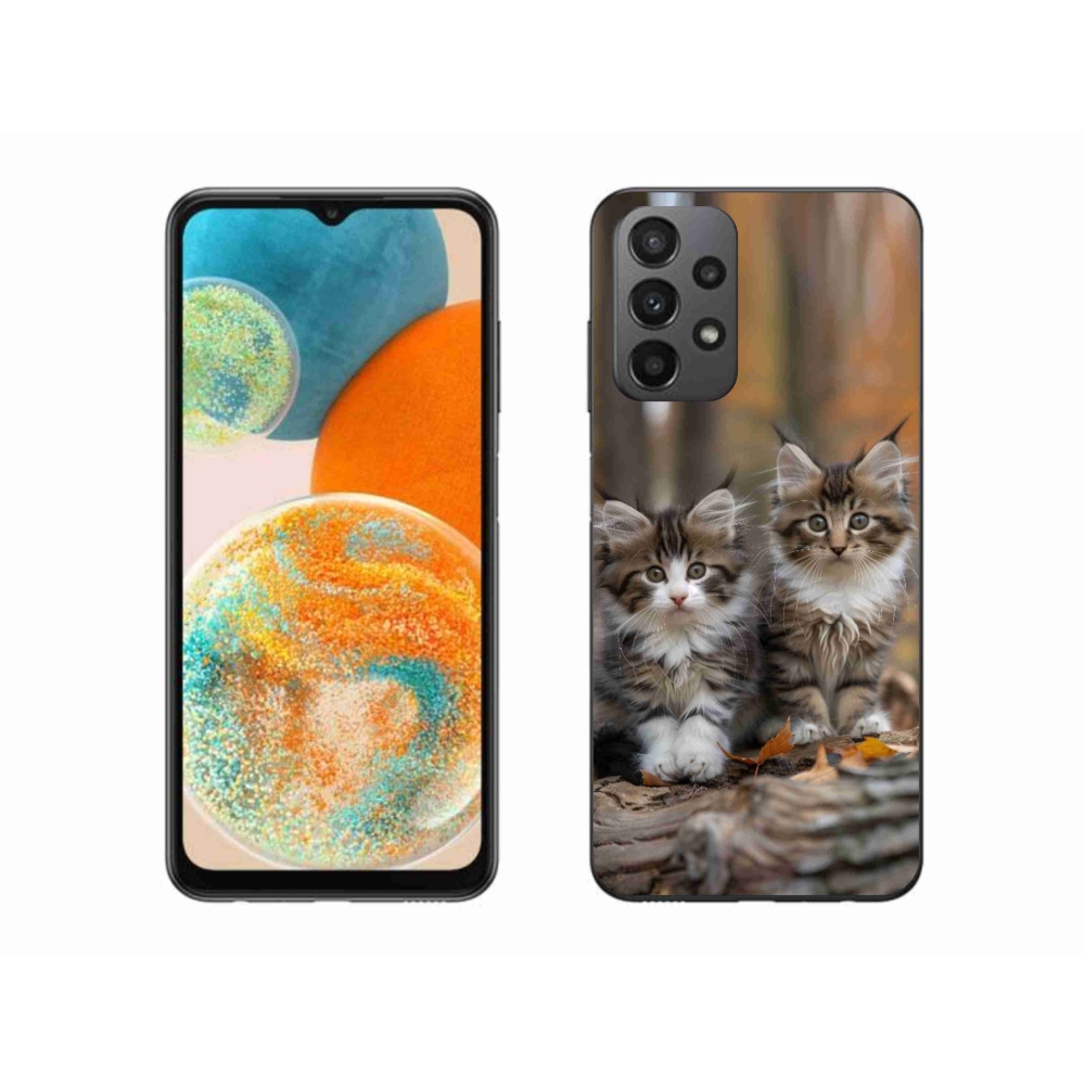 Gélový kryt mmCase na Samsung Galaxy A23 4G/5G - mačacie duo 3
