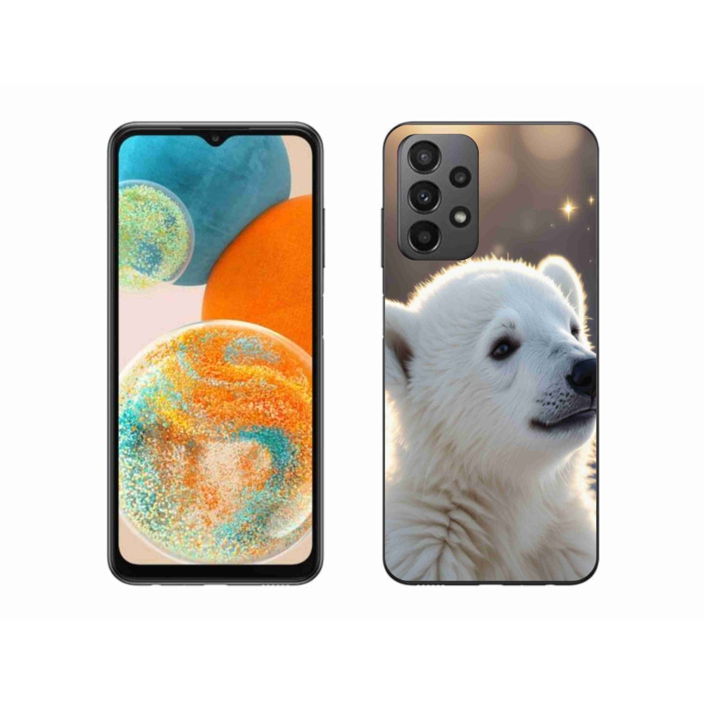 Gélový kryt mmCase na Samsung Galaxy A23 4G/5G - ľadový medveď