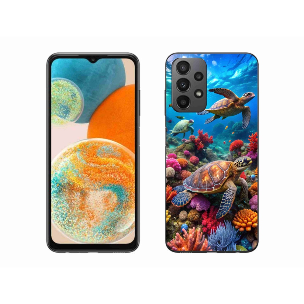 Gélový kryt mmCase na Samsung Galaxy A23 4G/5G - morský svet 2