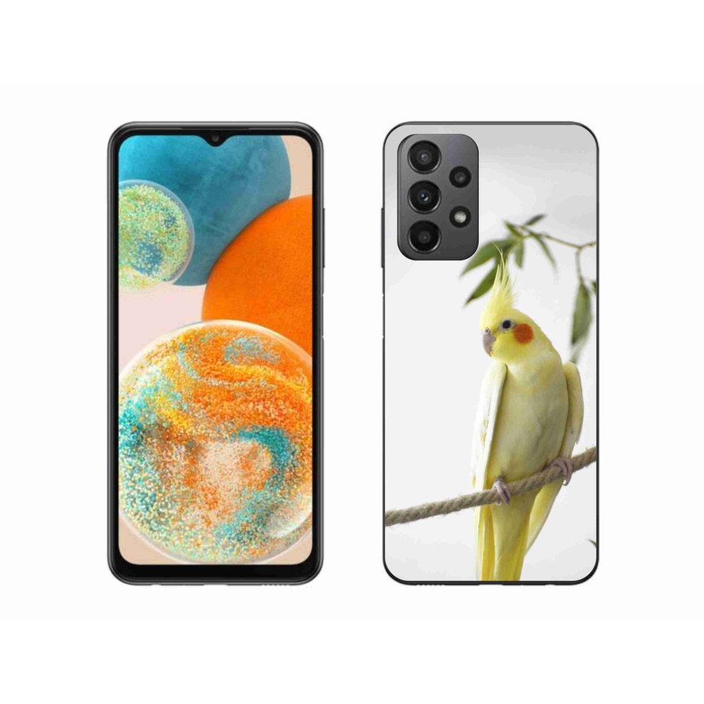Gélový kryt mmCase na Samsung Galaxy A23 4G/5G - papagáj korela chocholatá