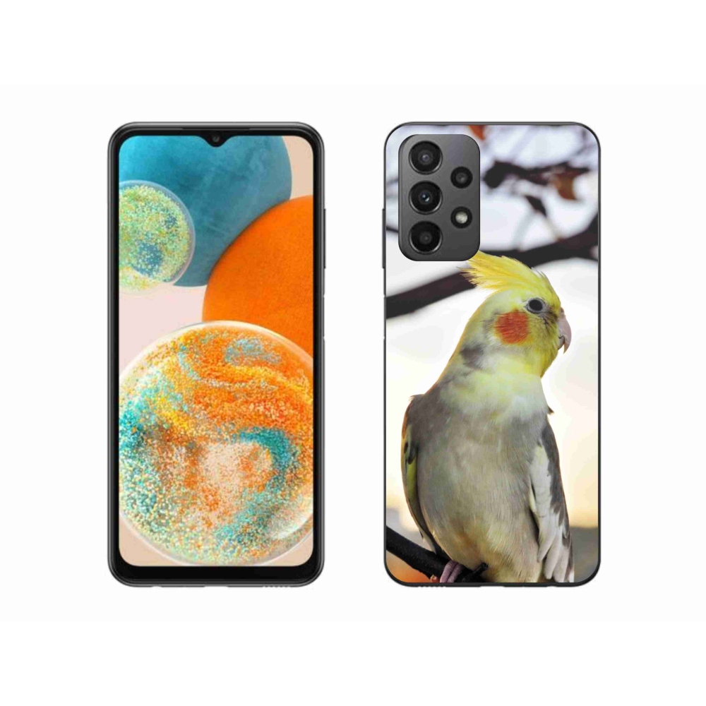 Gélový kryt mmCase na Samsung Galaxy A23 4G/5G - papagáj korela