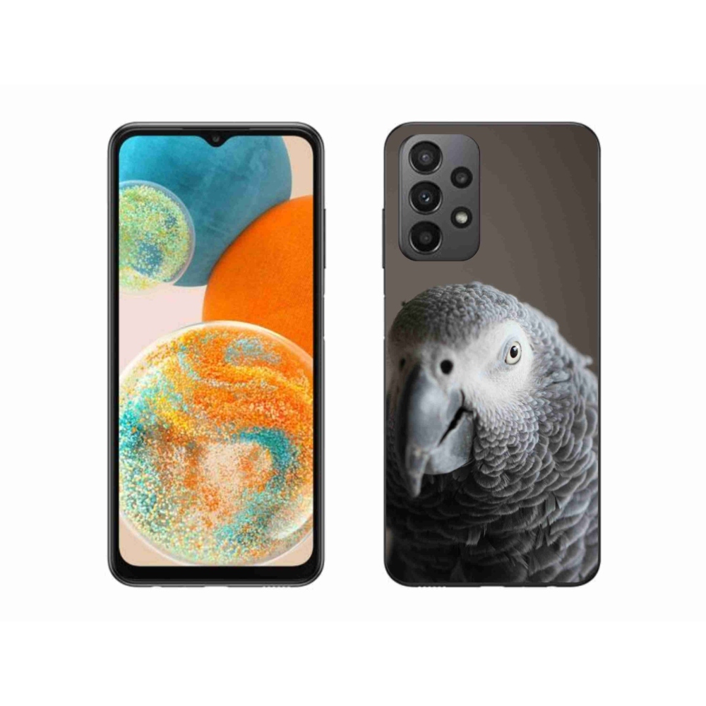 Gélový kryt mmCase na Samsung Galaxy A23 4G/5G - papagáj žako 2