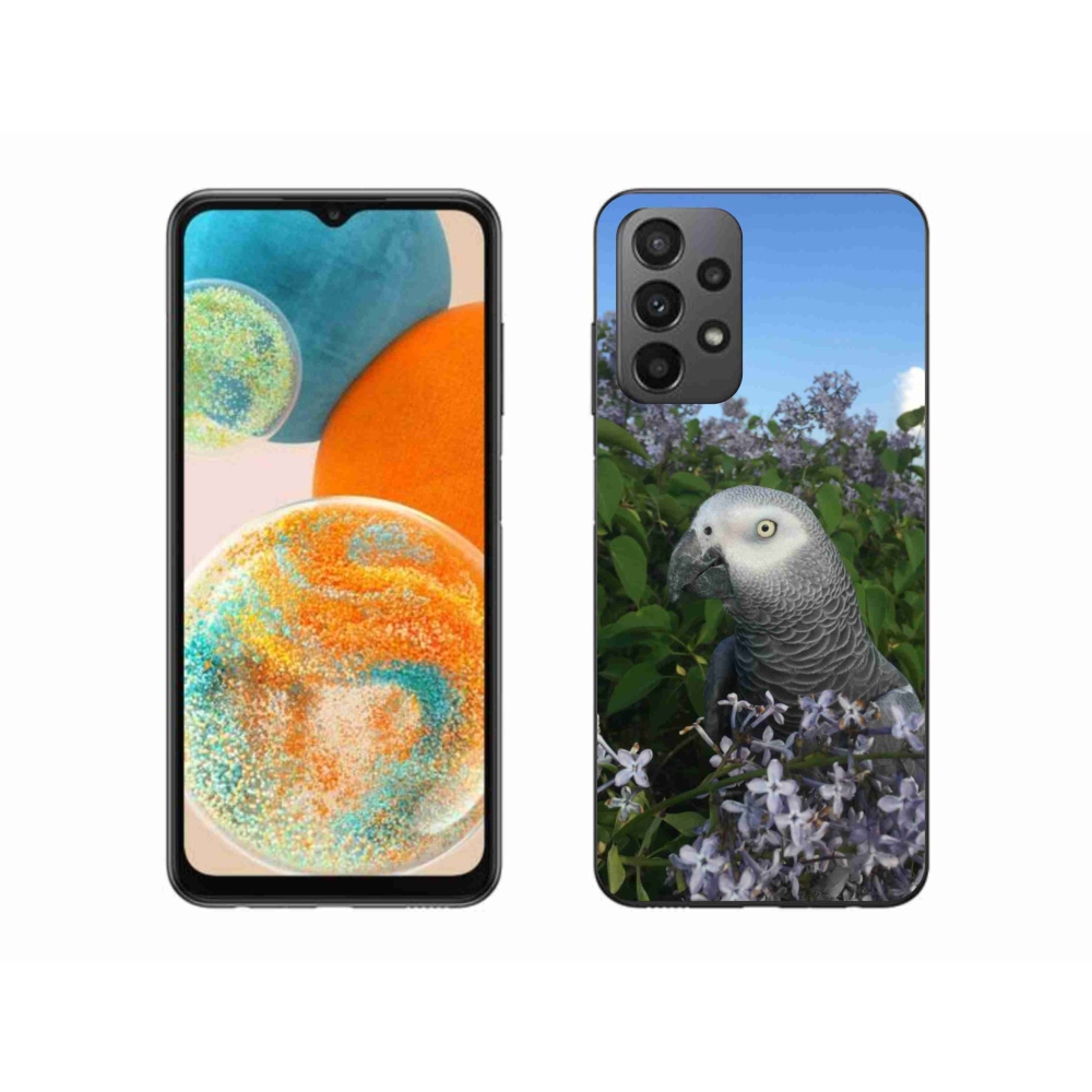 Gélový kryt mmCase na Samsung Galaxy A23 4G/5G - papagáj žako