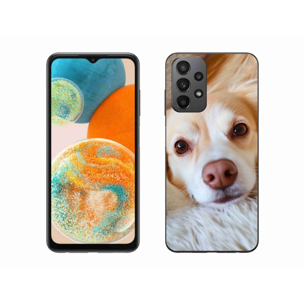 Gélový kryt mmCase na Samsung Galaxy A23 4G/5G - Roztomilá čivava