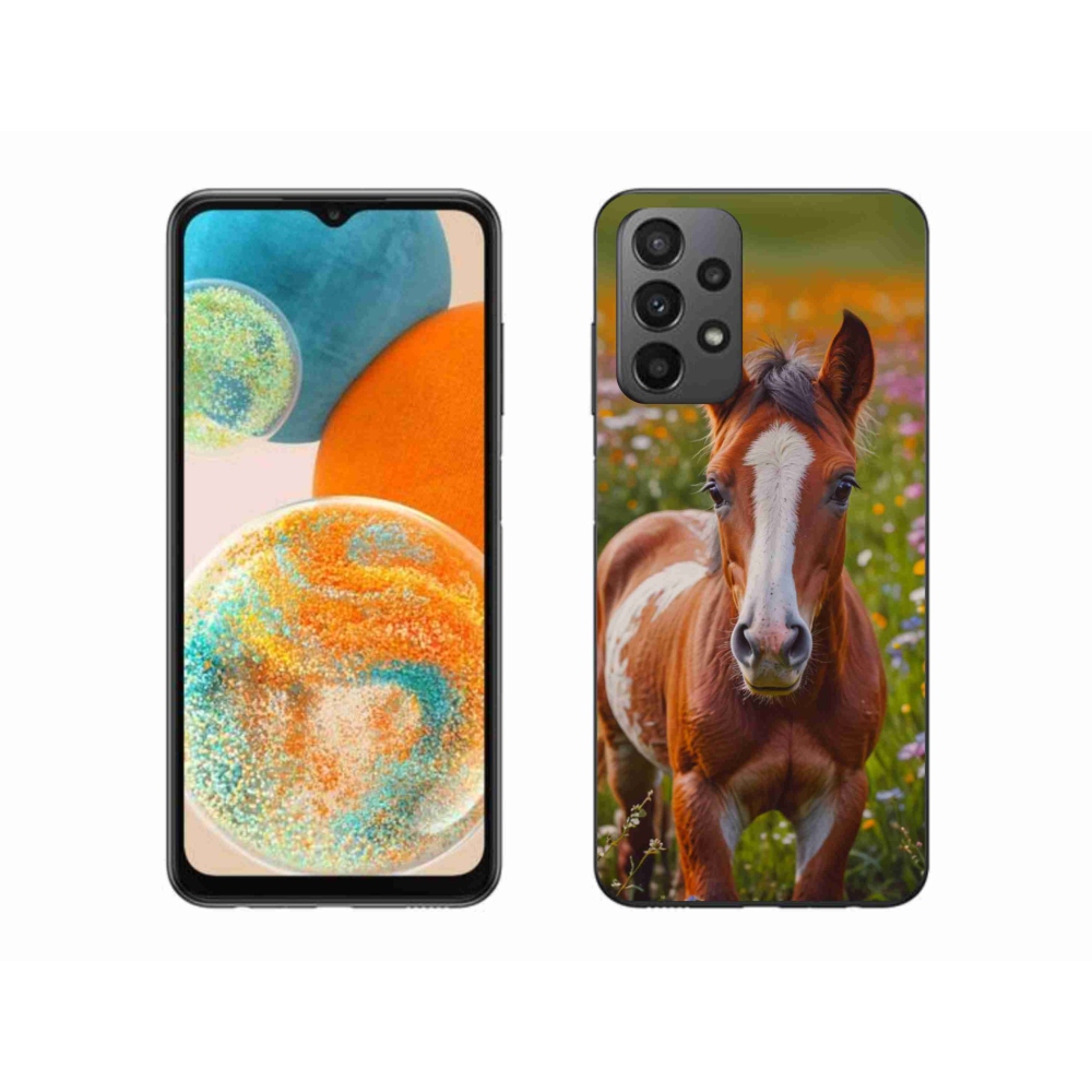Gélový kryt mmCase na Samsung Galaxy A23 4G/5G - roztomilé žriebä