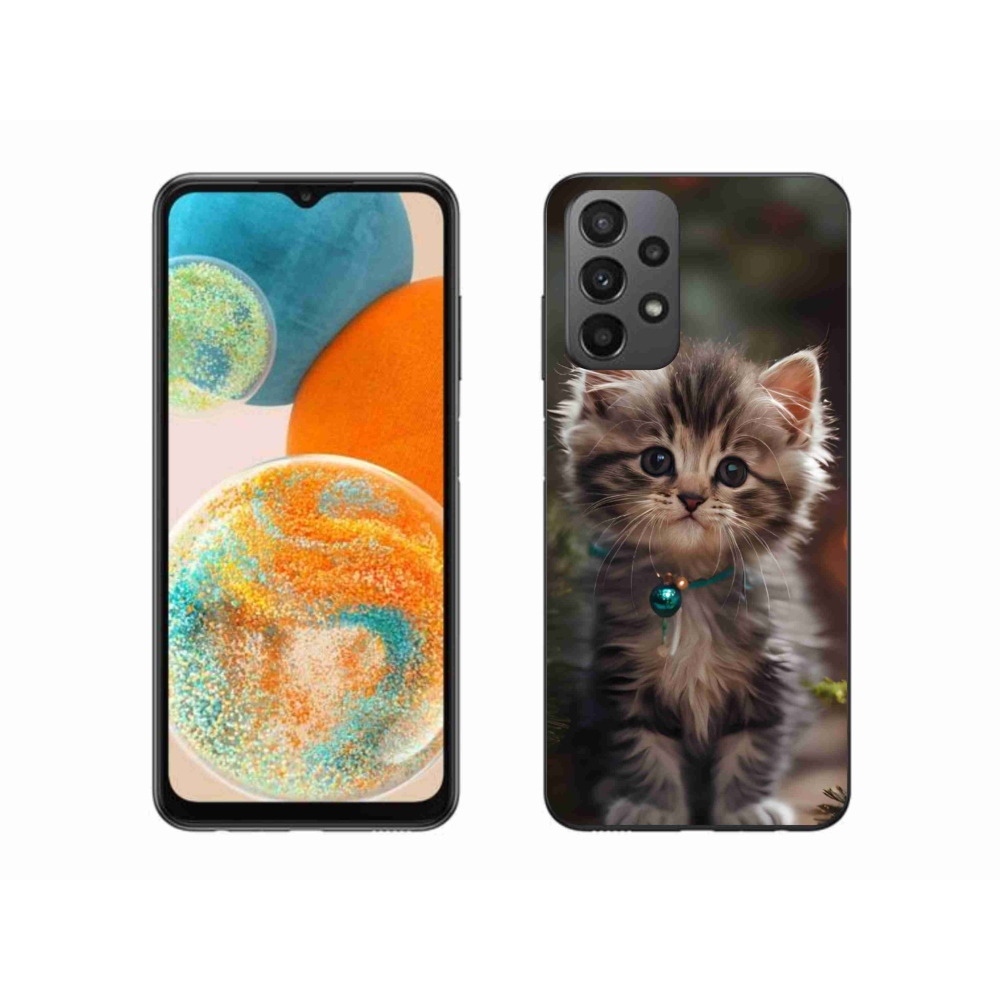 Gélový kryt mmCase na Samsung Galaxy A23 4G/5G - roztomilé mačiatko 11