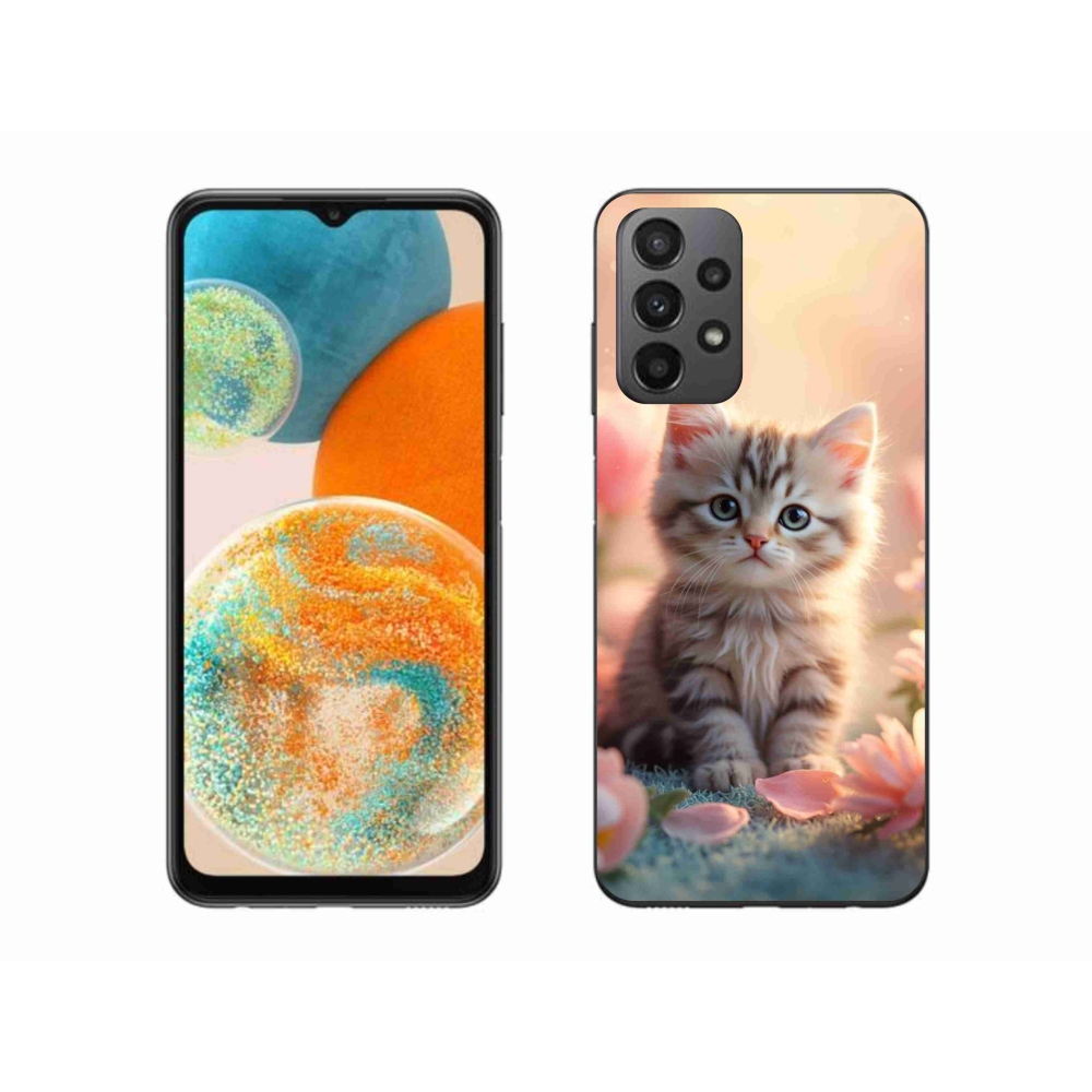 Gélový kryt mmCase na Samsung Galaxy A23 4G/5G - roztomilé mačiatko 8