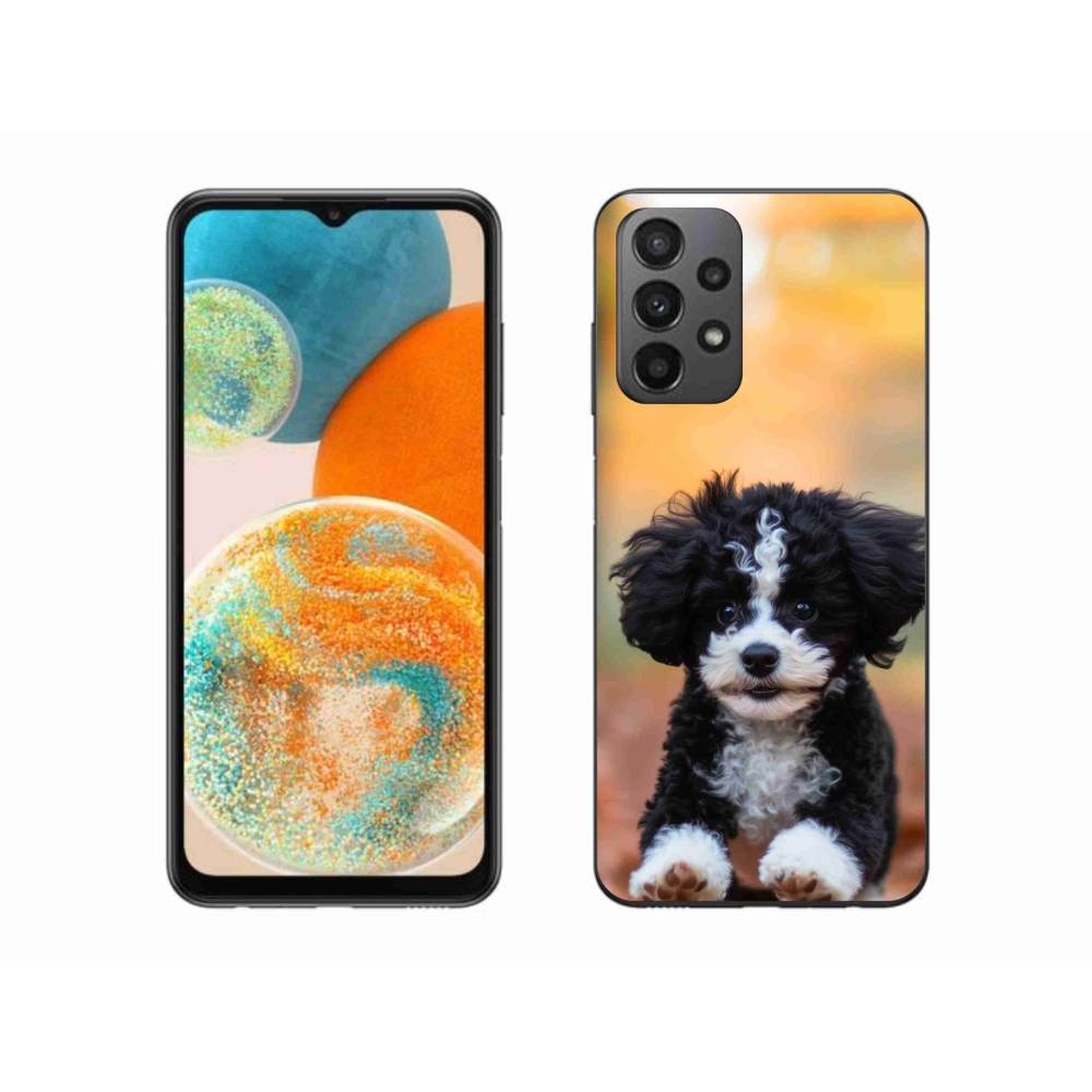 Gélový kryt mmCase na Samsung Galaxy A23 4G/5G - roztomilé šteňa 2