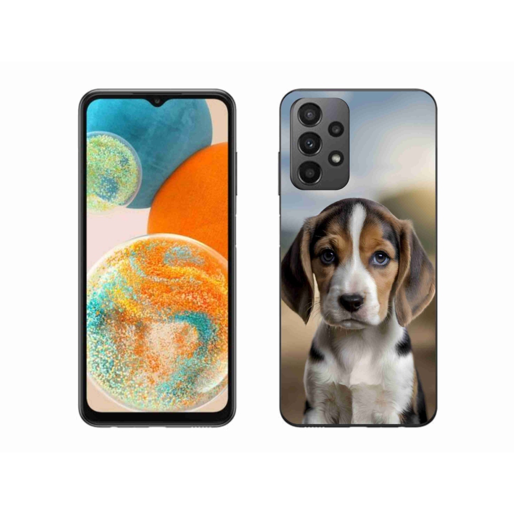 Gélový kryt mmCase na Samsung Galaxy A23 4G/5G - roztomilý bígl