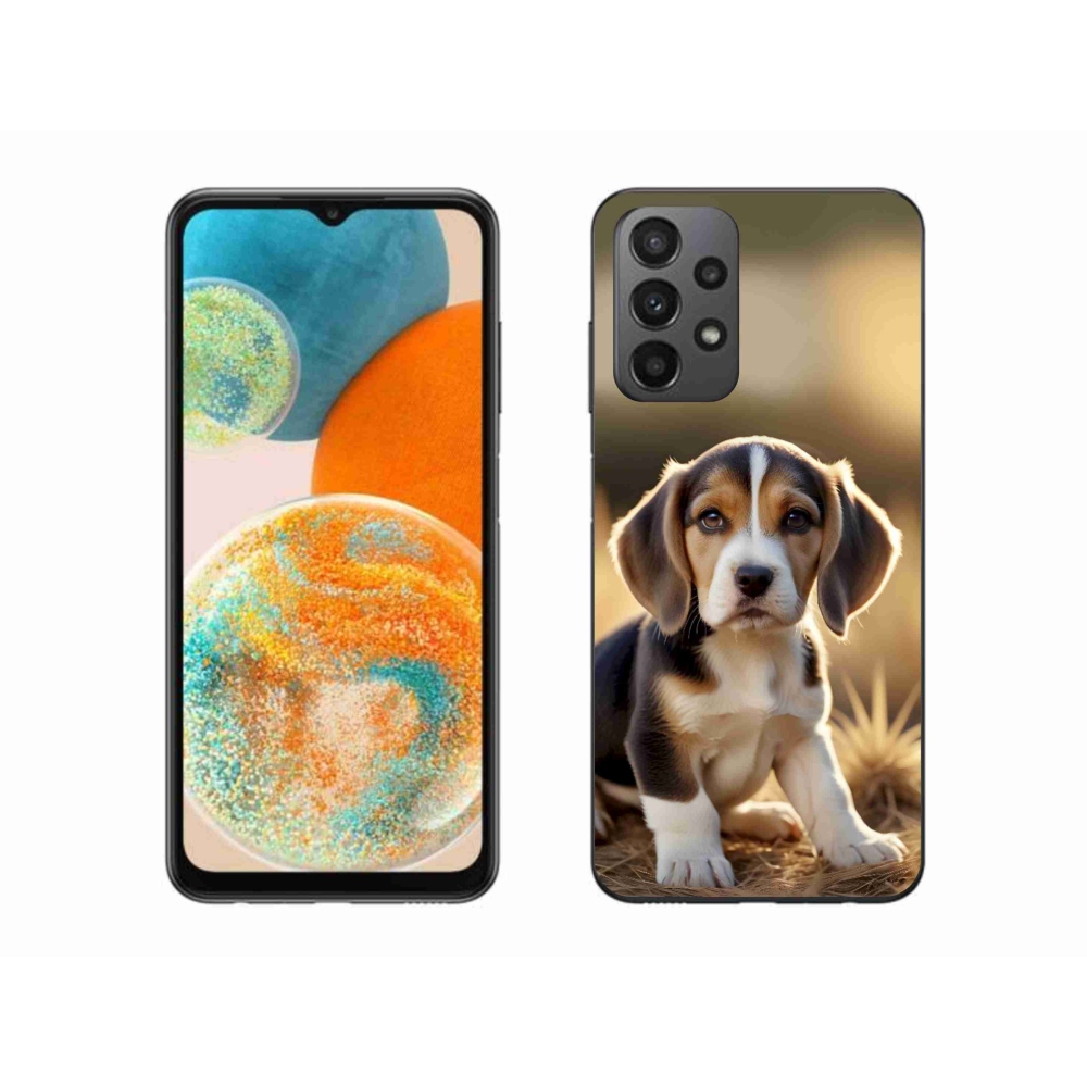 Gélový kryt mmCase na Samsung Galaxy A23 4G/5G - roztomilý bígl