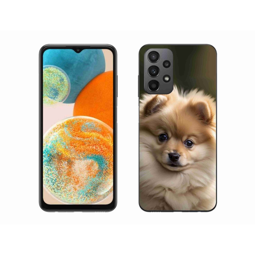 Gélový kryt mmCase na Samsung Galaxy A23 4G/5G - roztomilý pomeranian 2