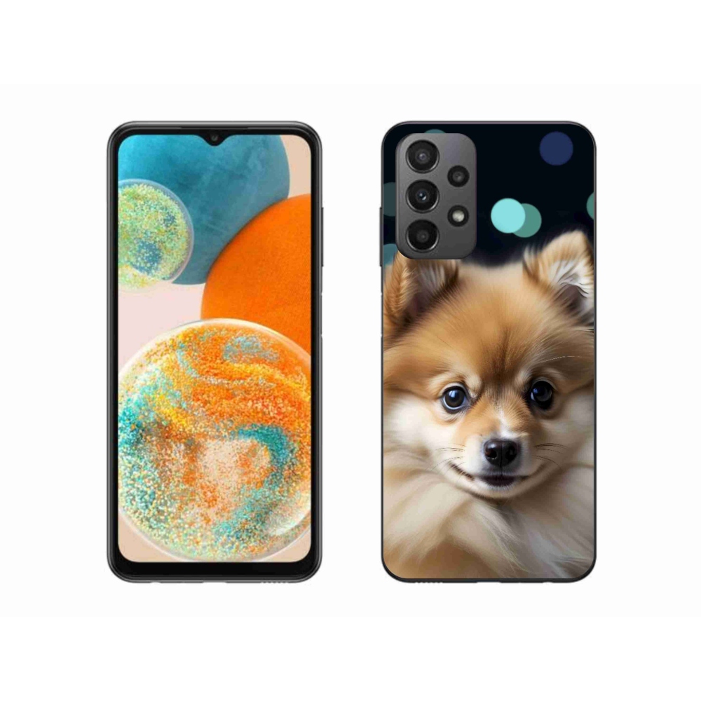 Gélový kryt mmCase na Samsung Galaxy A23 4G/5G - roztomilý pomeranian