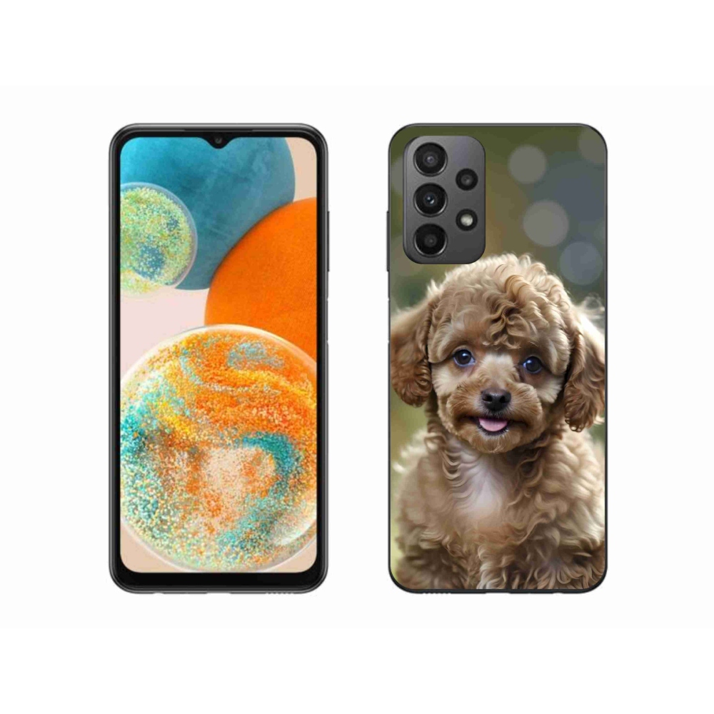 Gélový kryt mmCase na Samsung Galaxy A23 4G/5G - roztomilý pudel