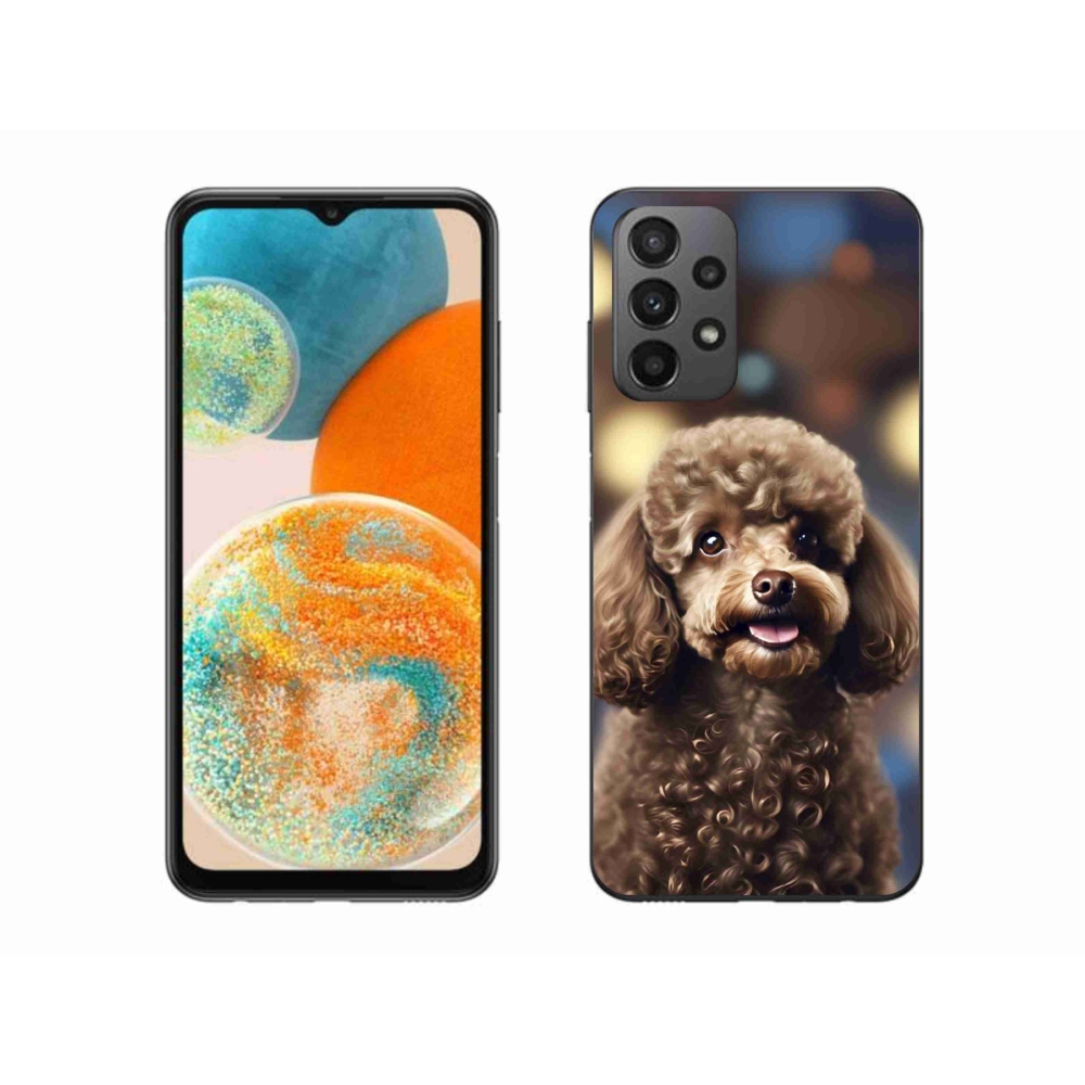 Gélový kryt mmCase na Samsung Galaxy A23 4G/5G - roztomilý pudel