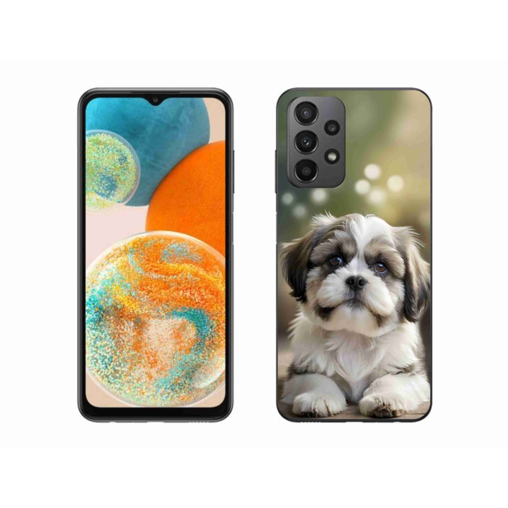 Gélový kryt mmCase na Samsung Galaxy A23 4G/5G - roztomilý shih-tzu
