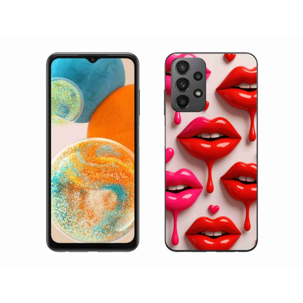 Gélový kryt mmCase na Samsung Galaxy A23 4G/5G - pery 2