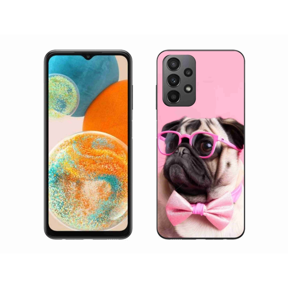 Gélový kryt mmCase na Samsung Galaxy A23 4G/5G - štýlový mops