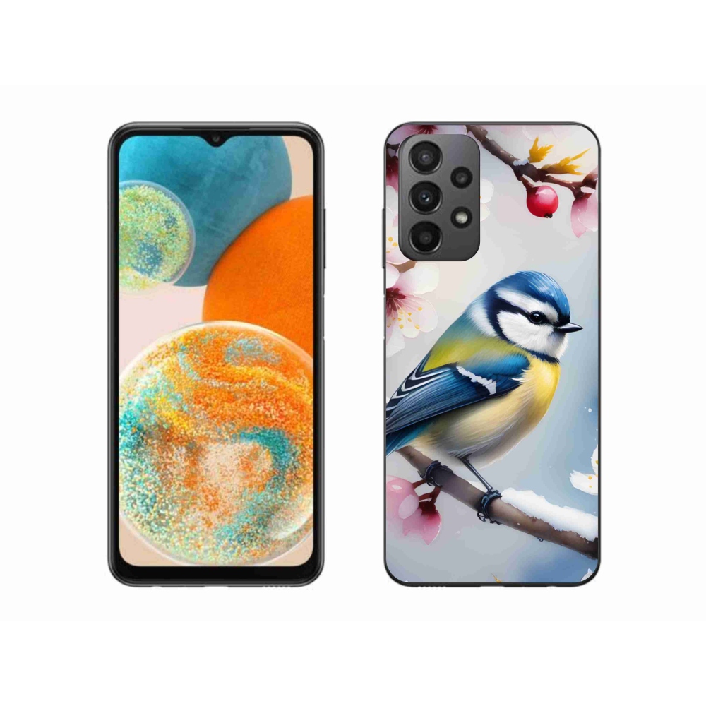 Gélový kryt mmCase na Samsung Galaxy A23 4G/5G - sýkorka