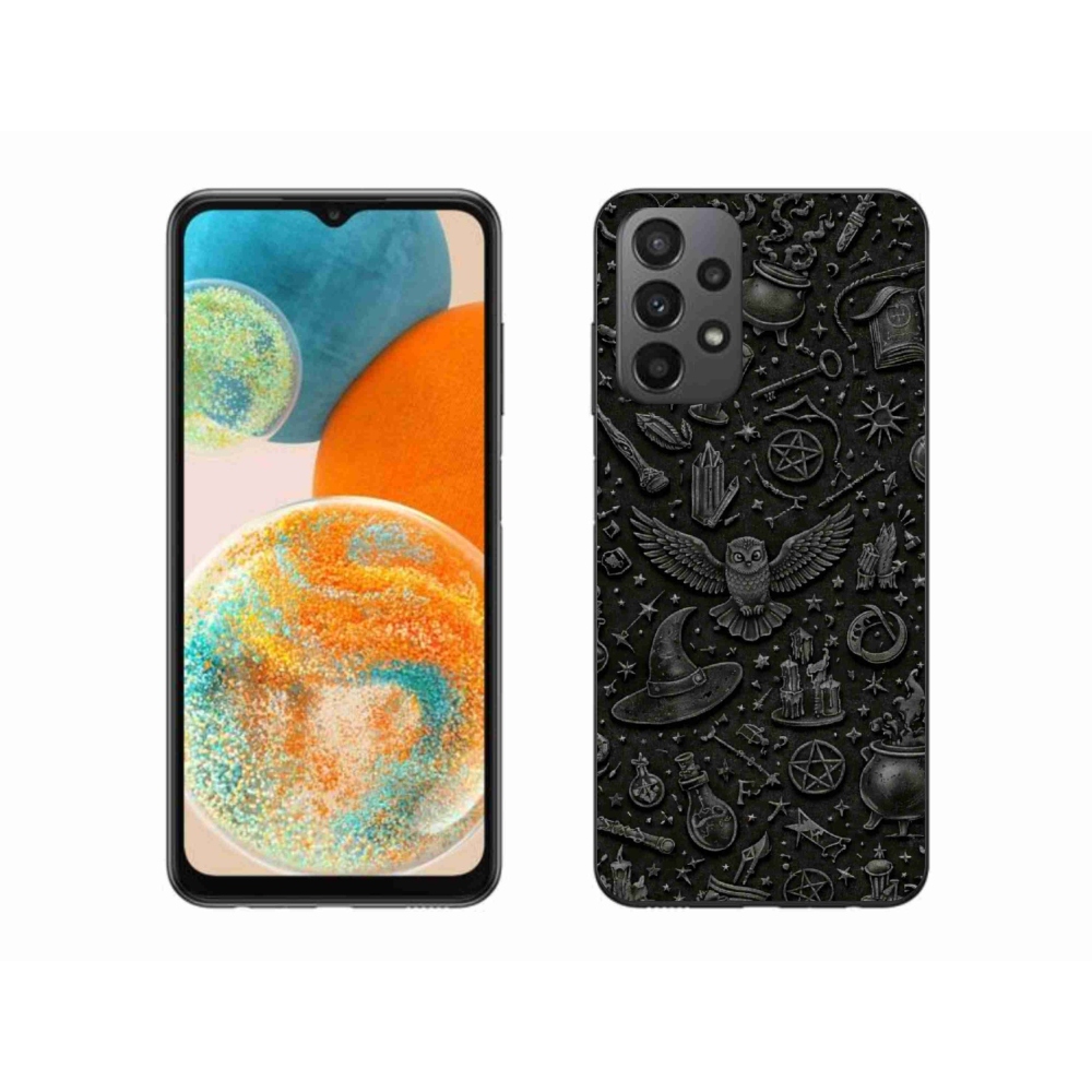 Gélový kryt mmCase na Samsung Galaxy A23 4G/5G - tmavý magický svet