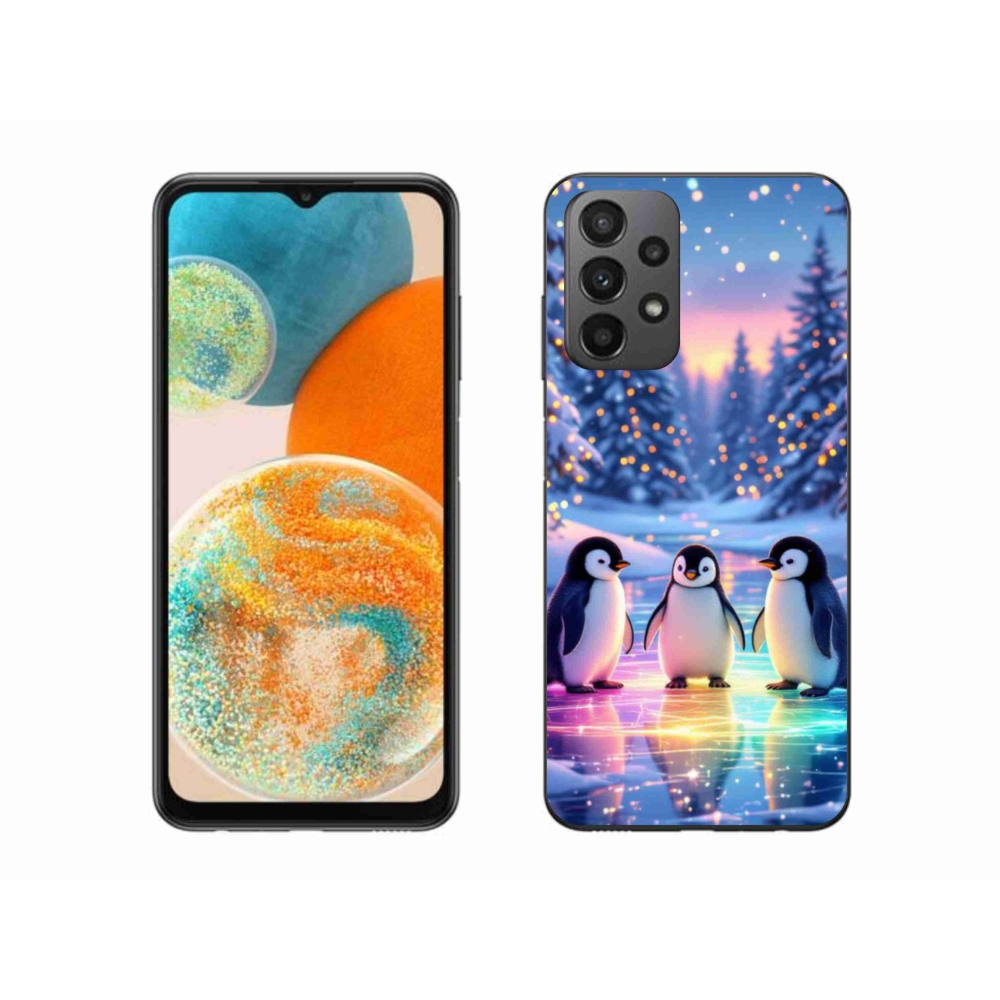 Gélový kryt mmCase na Samsung Galaxy A23 4G/5G - tučniaky