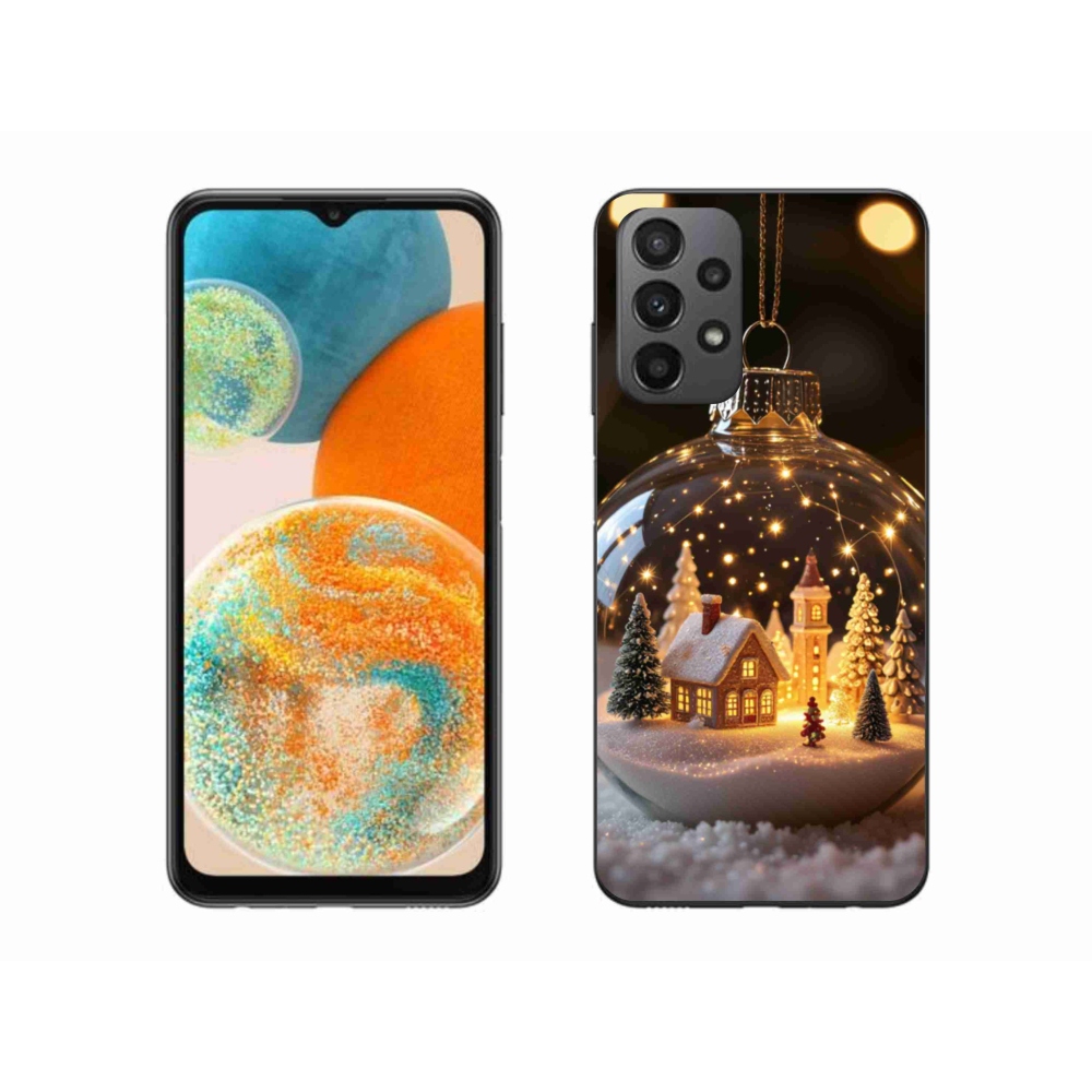 Gélový kryt mmCase na Samsung Galaxy A23 4G/5G - vianočné gule 3