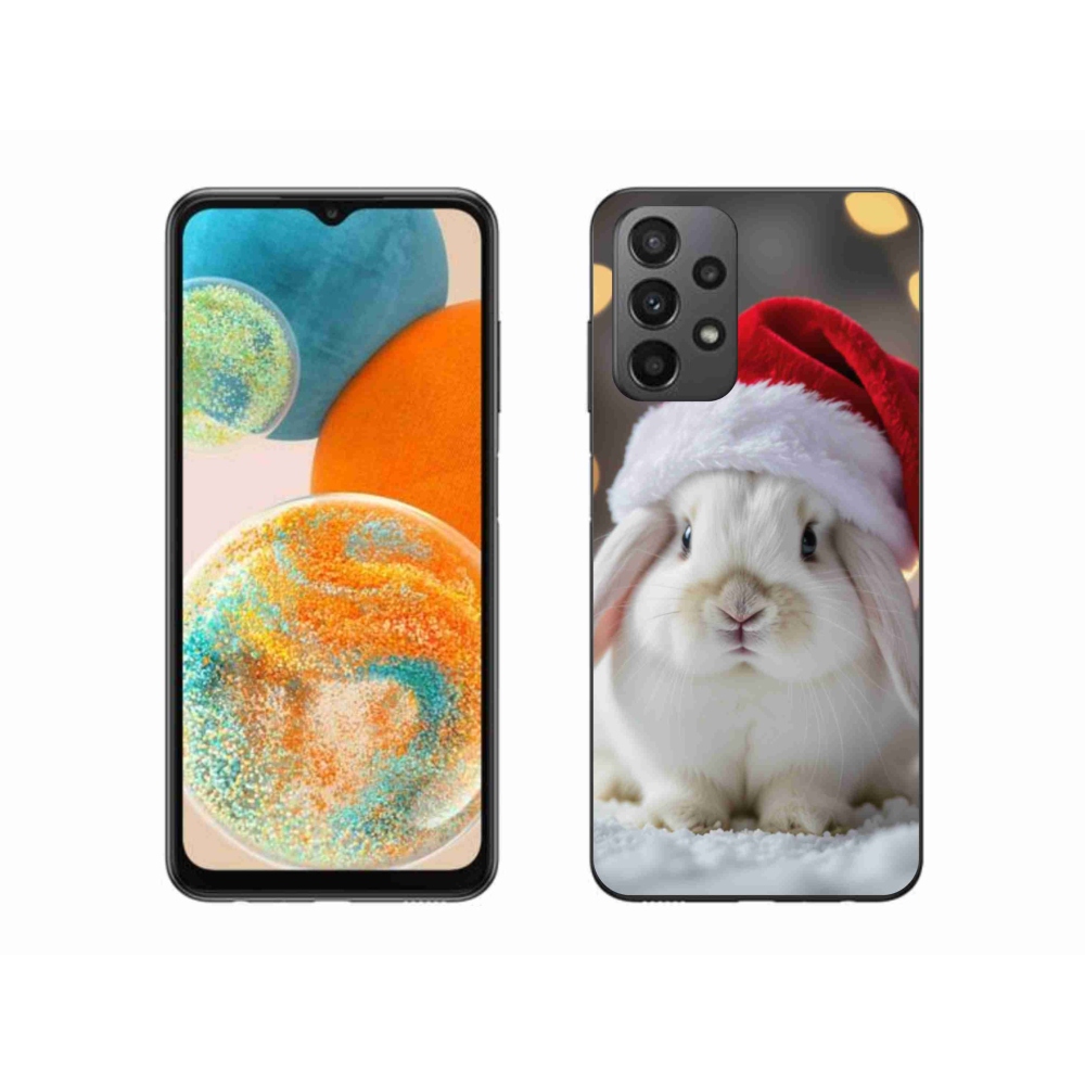 Gélový kryt mmCase na Samsung Galaxy A23 4G/5G - vianočný králik