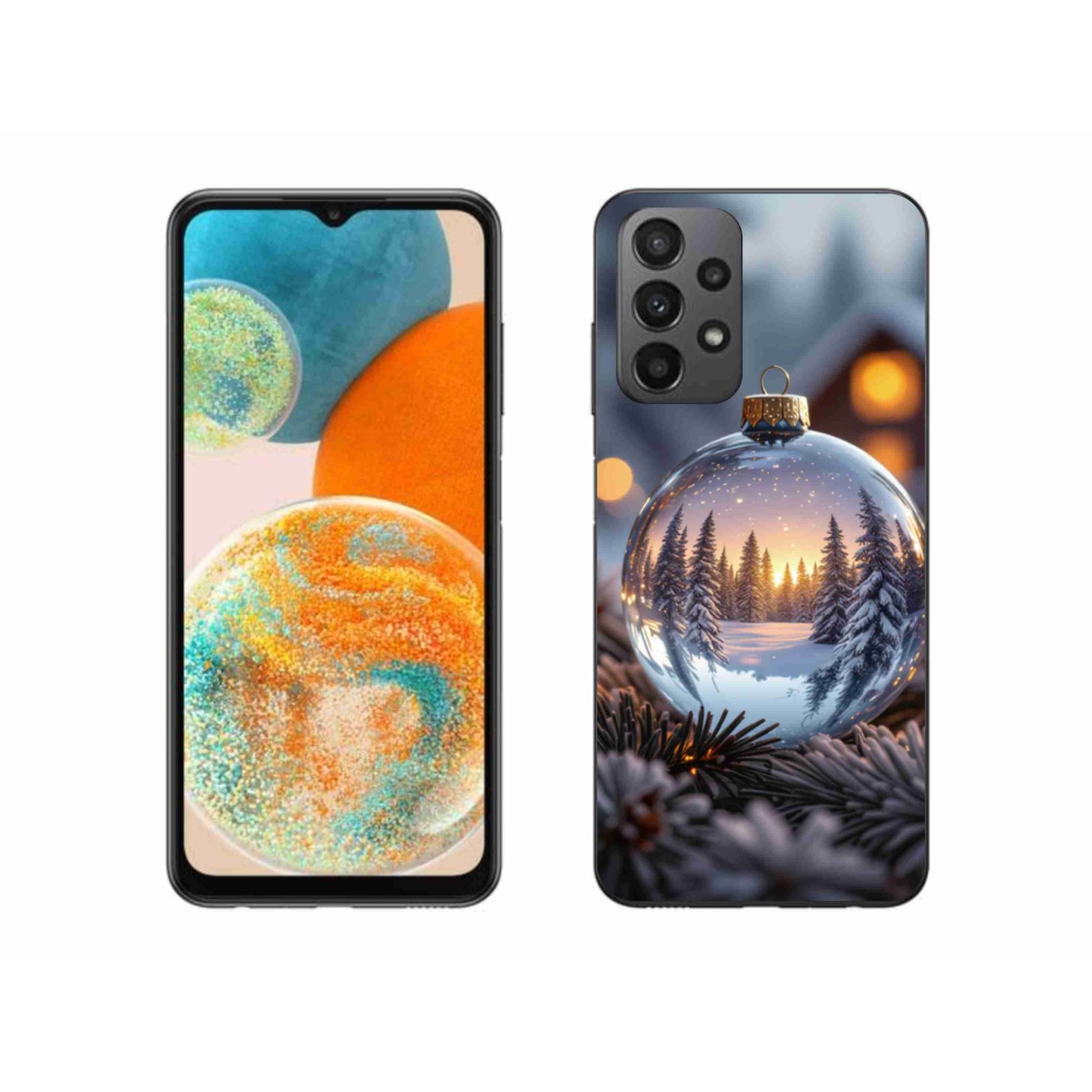 Gélový kryt mmCase na Samsung Galaxy A23 4G/5G - vianočná ozdoba