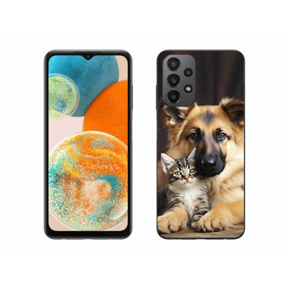 Gélový kryt mmCase na Samsung Galaxy A23 4G/5G - zvieracie priateľstvo