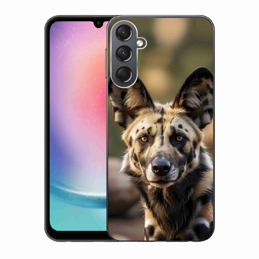 Gélový kryt mmCase Samsung Galaxy A24 - africký divoký pes