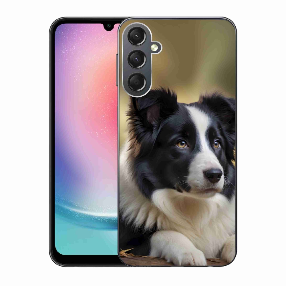 Gélový kryt mmCase na Samsung Galaxy A24 - border kólia 2