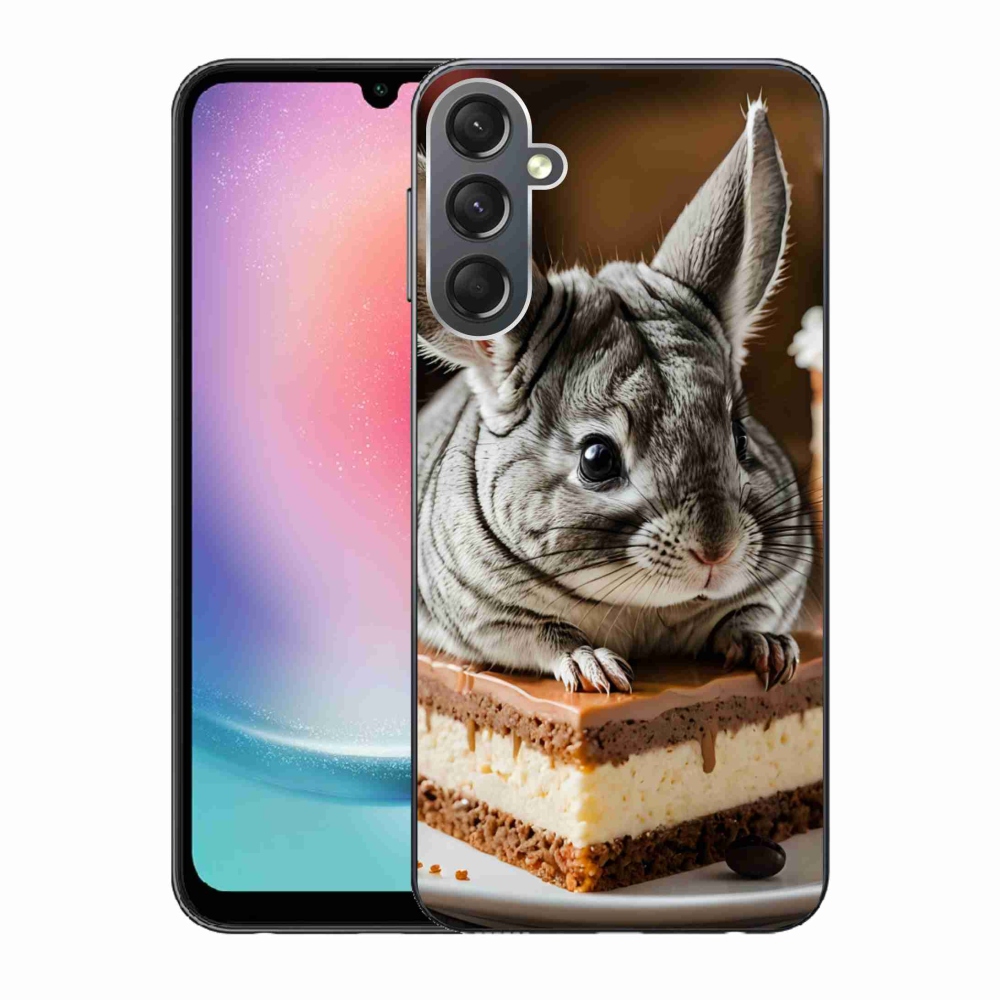 Gélový kryt mmCase na Samsung Galaxy A24 - činčila