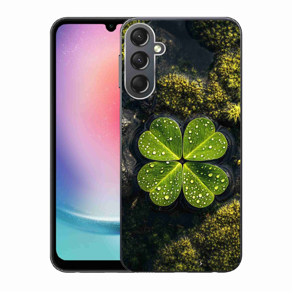 Gélový kryt mmCase na Samsung Galaxy A24 - štvorlístok