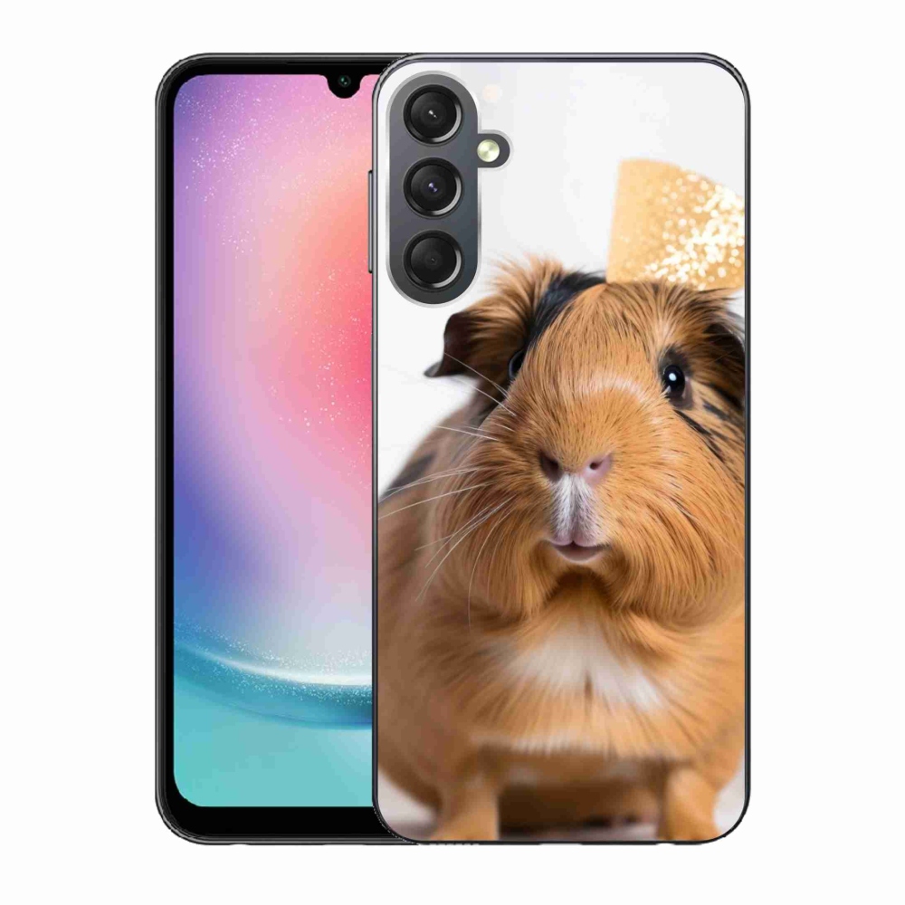 Gélový kryt mmCase na Samsung Galaxy A24 - hnedé morča