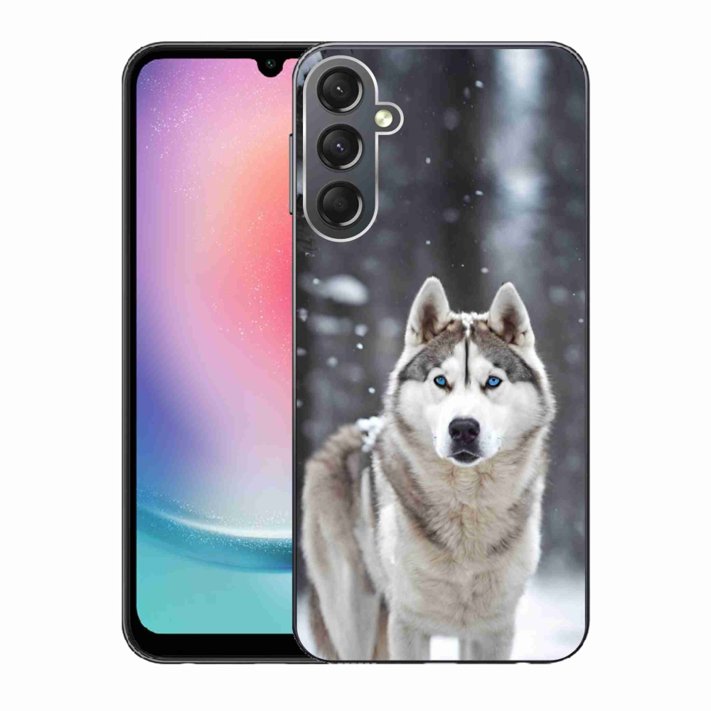 Gélový kryt mmCase na Samsung Galaxy A24 - husky 2